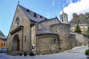 Fototapeta na wymiar church of Santa Maria, Ribes de Freser