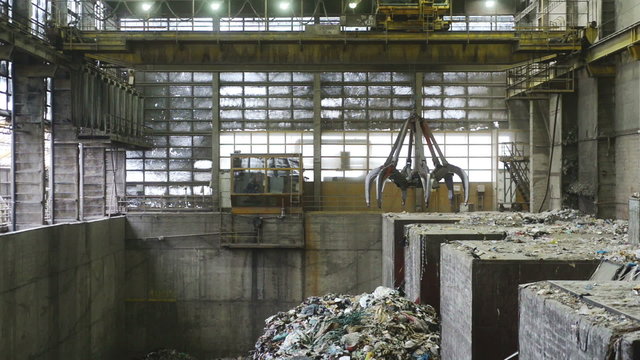 Industrial waste dump