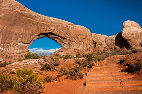 Window Arch in Arches National Park, Utah