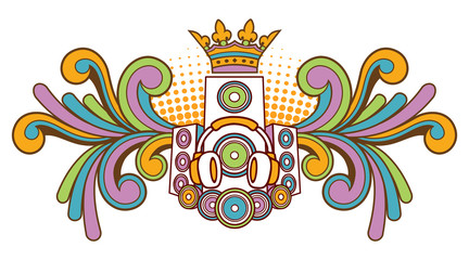 Obraz premium Music logo