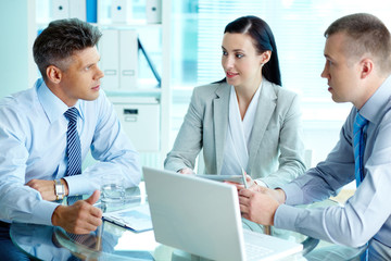 Obraz premium Interview