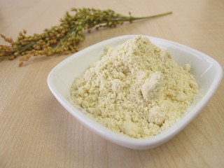 Hirsemehl und Rispenhirse