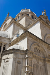 Fototapeta na wymiar Cathedral of St. James at Sibenik, Croatia