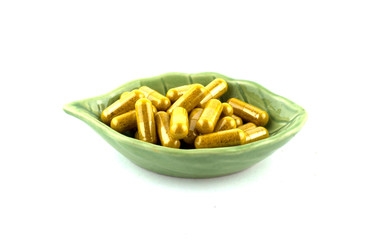 Vegetables in a capsule.
