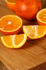 Obraz na płótnie Canvas fresh oranges