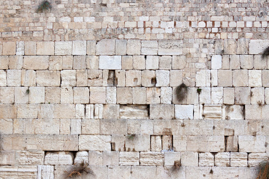Western wall of the Temple of Jerusalem