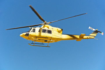 Helicopter rescue, Campo Imperatore, Gran Sasso, Italy