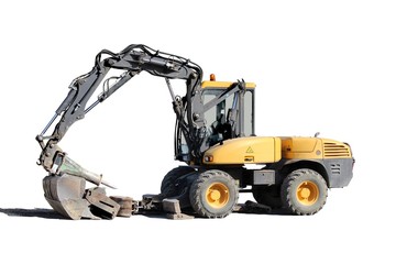 Pelle sur pneus et ses accessoires