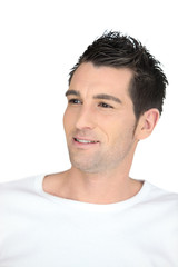 Obraz premium Portrait of young brown