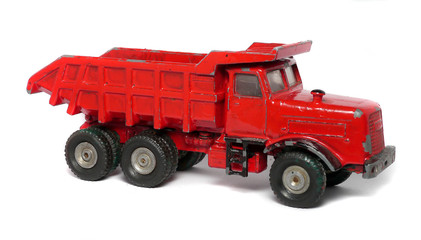 alter Spielzeug LKW, Laster, Kipper