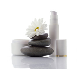 Obraz na płótnie Canvas facial spa-cosmetics products