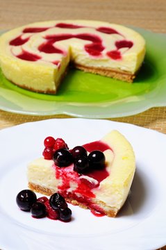 Cheesecake with red fruits © Arena Photo UK