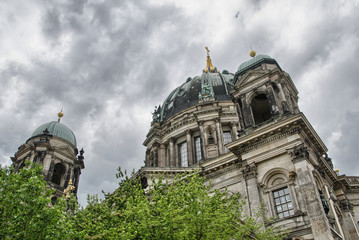 Berliner Dom. Beautiful view of Berlin Cathedral on a summer day