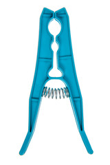 Blue clothes peg