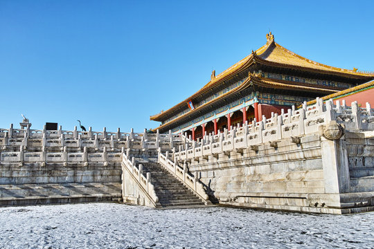 Forbidden City after the snow