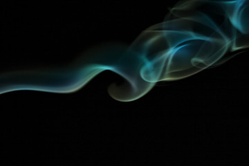 Fototapeta premium abstract colored smoke curves