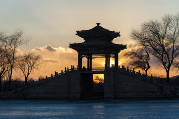 A stone animal in Summer Palace