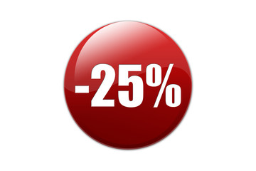 Soldes Bouton -25%