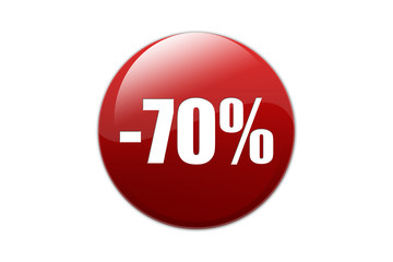 Soldes Bouton -70%