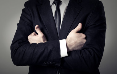 businessman with crossed arms