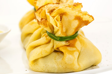 Блинчики с мясом