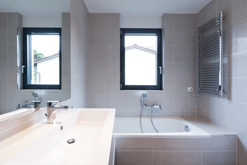 interior modern bathroom