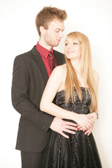 Pärchen beim Abschlussball