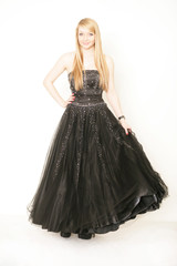 M&auml;dchen beim Abschlussball