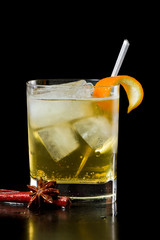 apple juice on the rocks