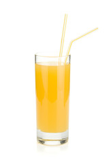 Pineapple juice in a glass