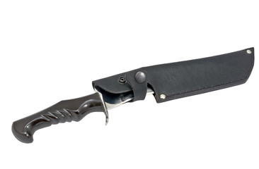 Army knife in scabbard