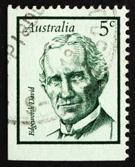Postage stamp Australia 1968 Edgeworth David, Geologist