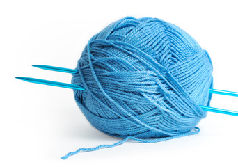 Blue Ball Yarn