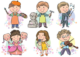 Professions kids set 2