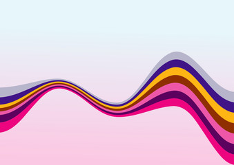 Colorful and decorative vector as the background