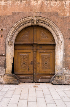 Ancient entrance door