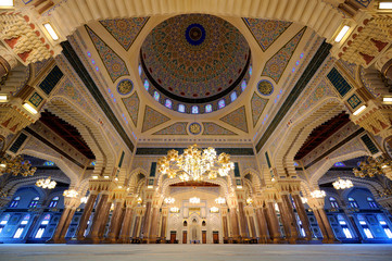 Obraz premium Yemen. Sanaa. Saleh mosque