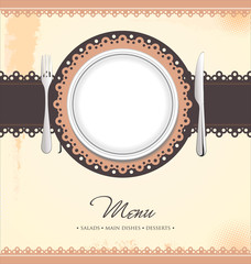 Restaurant menu design