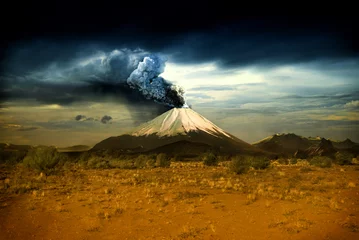 Foto op Plexiglas Vulkaan Vulkanen en alles wat daarmee te maken heeft