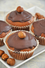 Schokoladen Nuss Muffins
