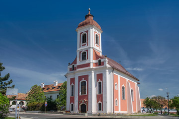 Fototapeta na wymiar Kościół wieś Batatonalmadi