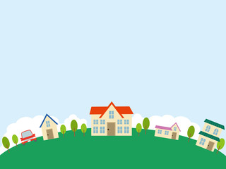 住宅（背景）
