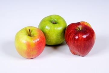 Three different types of apple © Arena Photo UK