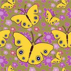 yellow butterfly