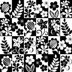 White and black pattern