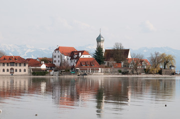 Fototapeta na wymiar Wasserburg, Bodensee