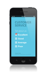 Customer service survey application