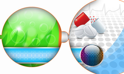 Medical  on abstract background