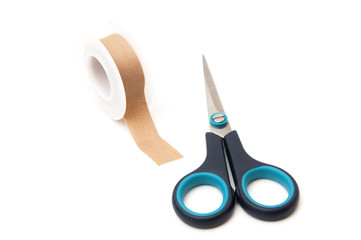 scissors with tape
