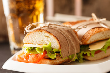Fresh and tasty sandwich